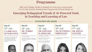 Dosen Magister Kenotariatan Jayabaya Jadi Pembicara Seminar Internasional di IMS Law College Noida, India