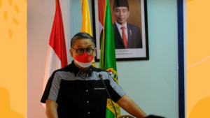 Serah Terima KIP-K untuk Masyarakat Universitas Jayabaya TA 2021/2022 oleh Putra Nababan